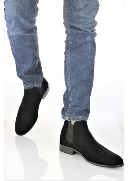 Erkek Deri Süet Neolit Taban Lastikli Kısa Klasik Bot ER22/B141