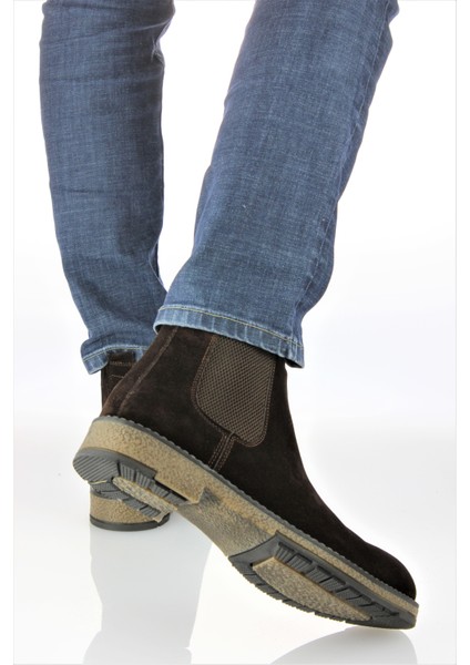Erkek Deri Lastik Detaylı Süet Chelse Bot ER22/B661 fırsatları