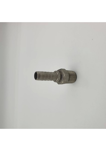 1/2 Hortum 1/2 Bsp - Npt Düz Erkek Paslanmaz Hortum Başlığı