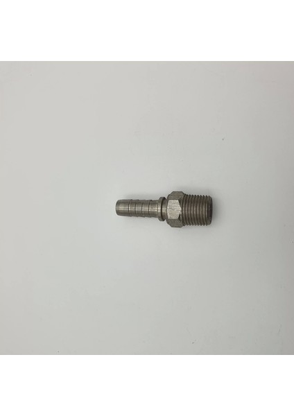 1/2 Hortum 1/2 Bsp - Npt Düz Erkek Paslanmaz Hortum Başlığı