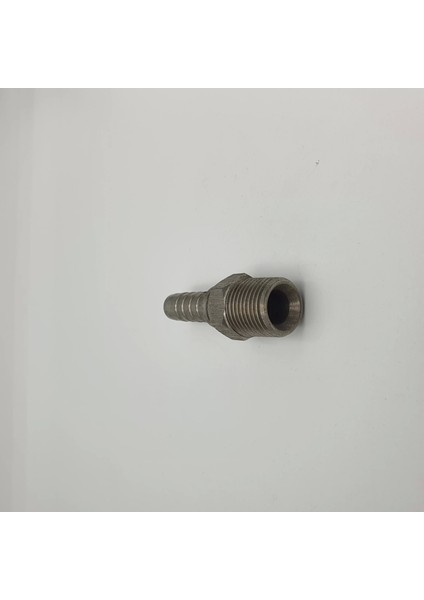 1/2 Hortum 1/2 Bsp - Npt Düz Erkek Paslanmaz Hortum Başlığı
