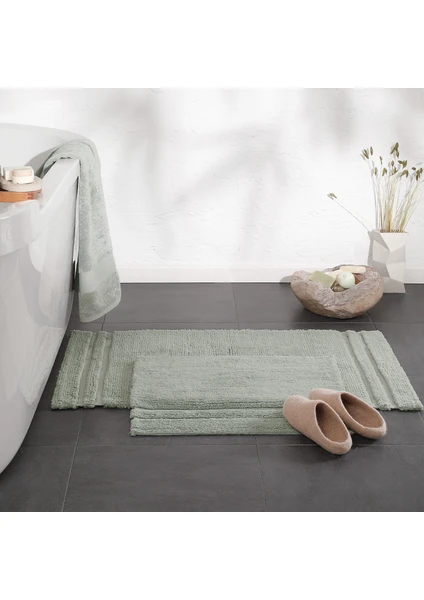 Bedding Felicia Banyo Paspası Seti - Nil Yeşili