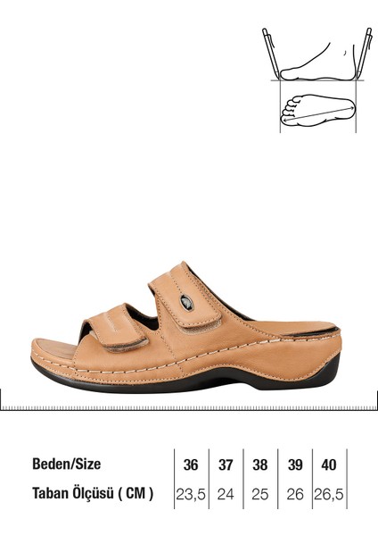 Kadın Ayarlanabilir Hakik Deri Terlik fırsatları