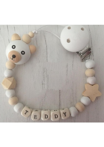 Isimli Emzik Zinciri - Emzik Askısı - Bebek Hediyesi 157