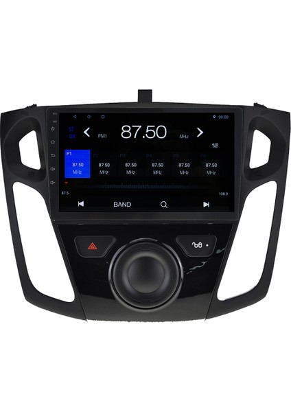 Ford Focus 3-4 Android 12 Kablosuz Carplay Navigasyon Multimedya Ekran Teyp - MY-0609W-FORD Focus 3-4
