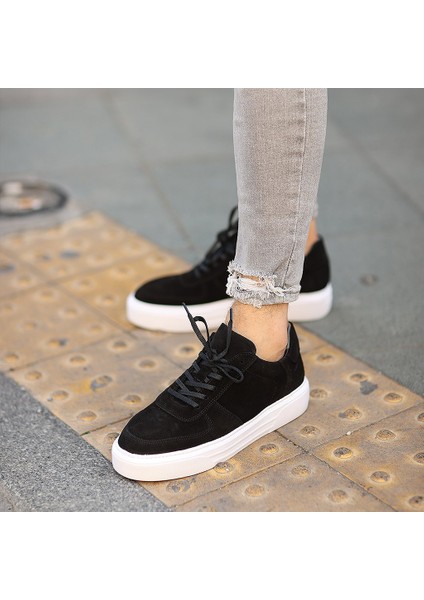 - Siyah Süet Deri Erkek Sneaker modelleri