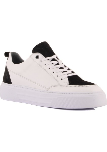 - Beyaz Deri, Siyah Süet Erkek Günlük Ayakkabı fiyatları