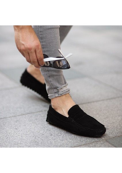 - Siyah Süet Deri Erkek Ayakkabı modelleri