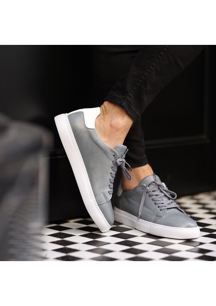 - Gri Deri Erkek Sneaker fiyatları