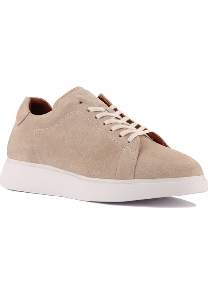 Sail Lakers - Bej Süet Deri Erkek Sneaker