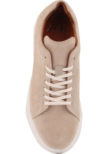 Sail Lakers - Bej Süet Deri Erkek Sneaker