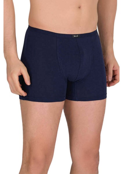 3 Adet Erkek 440688 Düz Modal Boxer Lacivert