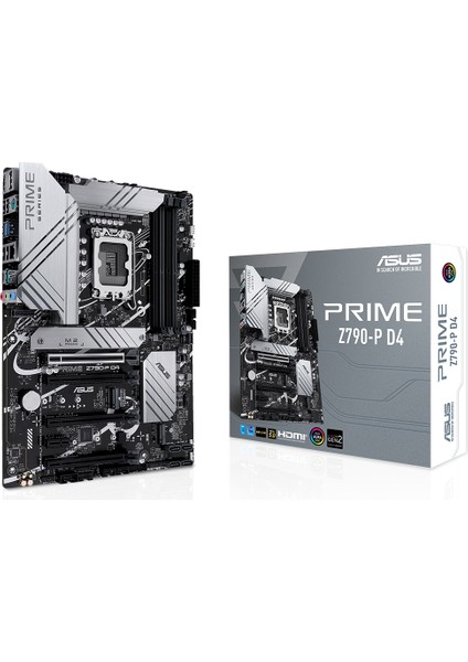 Prime Z790-P D4 Intel Z790 Soket 1700 DDR4 5333(OC)MHz ATX Gaming (Oyuncu) Anakart