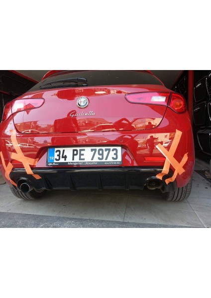 Alfa Romeo Giulietta Sağdan Soldan Çıkışlı Difüzör Piano Black (Plastik) modelleri
