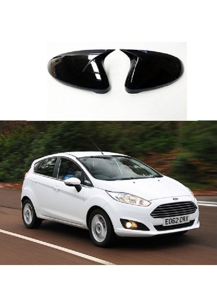 Ford Fiesta 2012-2017 Batman Parlak Siyah Boyalı Ayna Kapağı