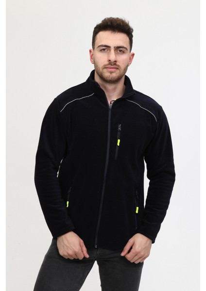 - Outdoor Lacivert Polar Mont - 3 Cep Outdoor Anti Pilling Üniversal Mevsimlik Polar modelleri