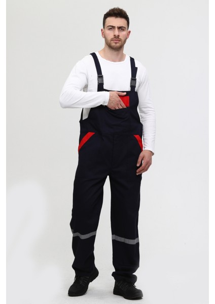 - Bahçıvan Tulumu 16/12 Lacivert Gabardin Askılı Tulum fiyatları