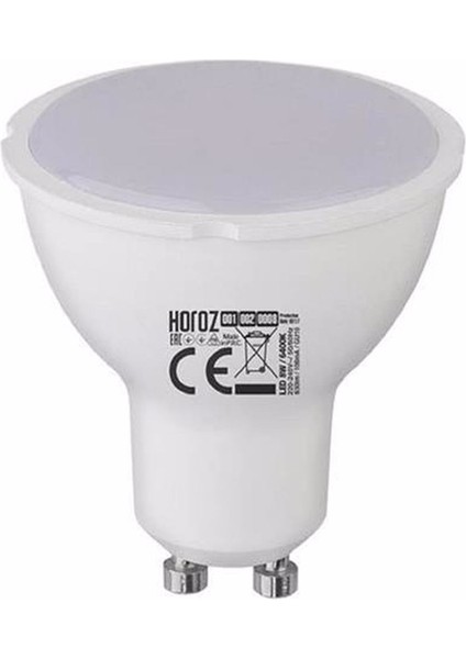 10LU Paket GU10 8W - 64W Beyaz Işık LED Ampul Çanak Spot Ampul 560 Lümen