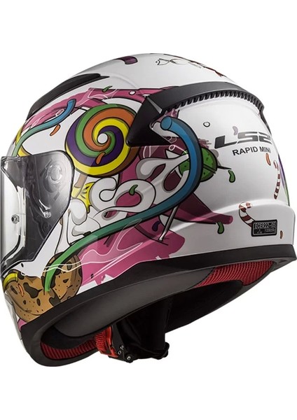 Rapıd Mını Crazy Pop Beyaz-Pembe Çocuk Kask fiyatları