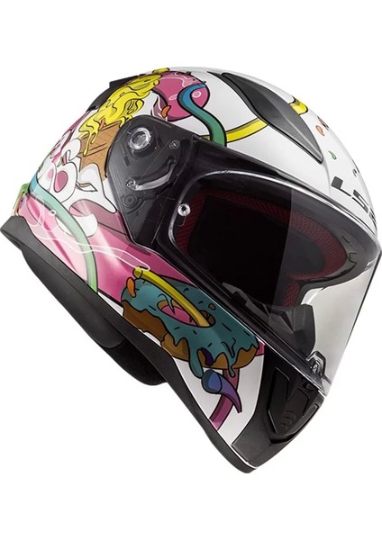 Rapıd Mını Crazy Pop Beyaz-Pembe Çocuk Kask modelleri