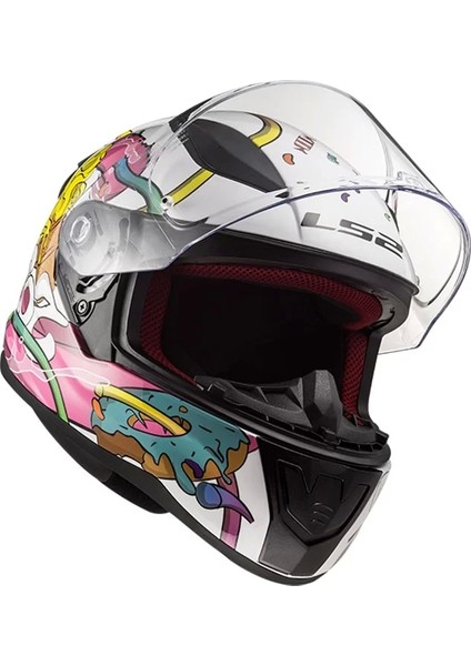 Rapıd Mını Crazy Pop Beyaz-Pembe Çocuk Kask indirimleri