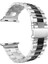 Apple Watch Lüks Metal 38/40/41 mm Seri 10 42mm Uyumlu Çelik Ayarlanabilir Pimli Kordon 1