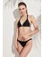 Taş Detaylı Üçgen Bikini Takım Siyah 207950 3