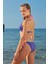 Boyundan Bağlamalı Uzun Üçgen Bikini Takım Desenli 207306 2
