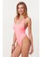 Yuvarlak Yaka Mayo 217156 Neon Pembe 3