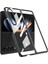 Samsung Galaxy Z Fold 4 Kılıf Renkli Sert Koruma Siyah 1