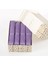 Violet %100 Pamuk 4'lü El Havlusu Seti Mor 30x50 1