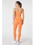Vella Yüksek Bel Konfor Tayt Turuncu 2