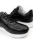 Erkek Siyah Hakiki Deri Sneaker Ayakkabı 5