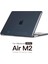 MacBook Air M2 13.6" 2022 A2681 Uyumlu Kılıf Koruyucu Kapak Parlak Şeffaf Tasarım Hava Kanallı 1