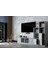 Dört Kapaklı Raflı Tv Ünitesi Beyaz 197 cm Çıtasız TV-1295-Ç 3