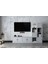 Yedi Kapaklı Kitaplıklı Tv Ünitesi Beyaz 197 cm Çıtasız TV-1298-Ç 1