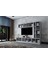Duvar Raflı Kitaplıklı Tv Ünitesi Beyaz 228 cm TV-1306 2