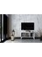 Kitaplıklı Ayaklı Tv Ünitesi Beyaz 97 cm TV-1307 1