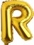 R Harfi Gold Folyo Balon 40ınc 100CM Harf Balon 1
