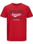 Jjelogo Tee Ss O-Neck 2 Col AW22 Sn True Red 1