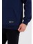 Lacivert Kanguru Cepli Kapüşonlu Içi Pamuklu Erkek Sweatshirt 3