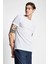 Beyaz Erkek Kısa Kollu T-Shirt 23S-1298-23B 1