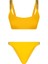 Love Taş Baskılı Sarı Atlet Bikini Takımı 1