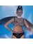 Taş Baskılı Straplez Kaplı Bikini Takımı 1