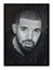 Drake Rap Müzik Dekoratif Ahşap Tablo 1