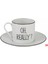 Be Happy Tabaklı Çay Fincanı 180CC 4'lü 04AP020404 1
