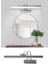 Banyo Aplik Duvar Ayna Resim Tablo Duvar Dekoratif Krom Aplik Aydınlatma Beyaz Işık 35 cm 1