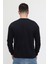 Mualta-Bisiklet Yaka Lacivert 20/10 Iki Iplik Kışlık Iş Sweatshirt 4
