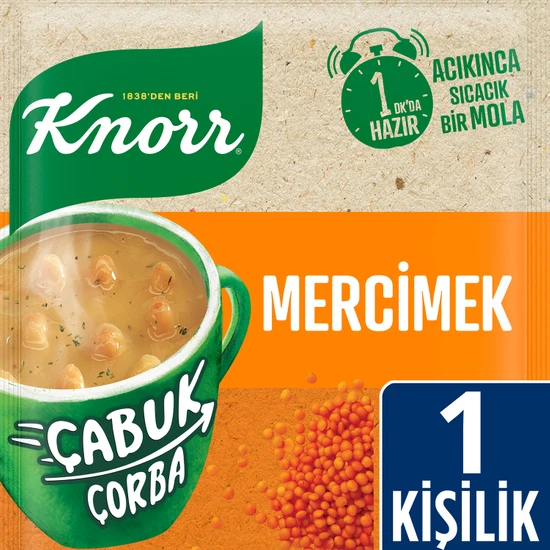 Knorr Çabuk Çorba Mercimek 22 g