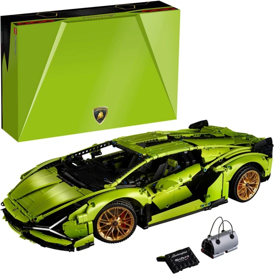 LEGO LEGO® Technic Lamborghini Sián FKP 37 42115 -  Spor Araba Seven Yetişkinler İçin Koleksiyonluk Yaratıcı Oyuncak Model Yapım Seti (3696 Parça)